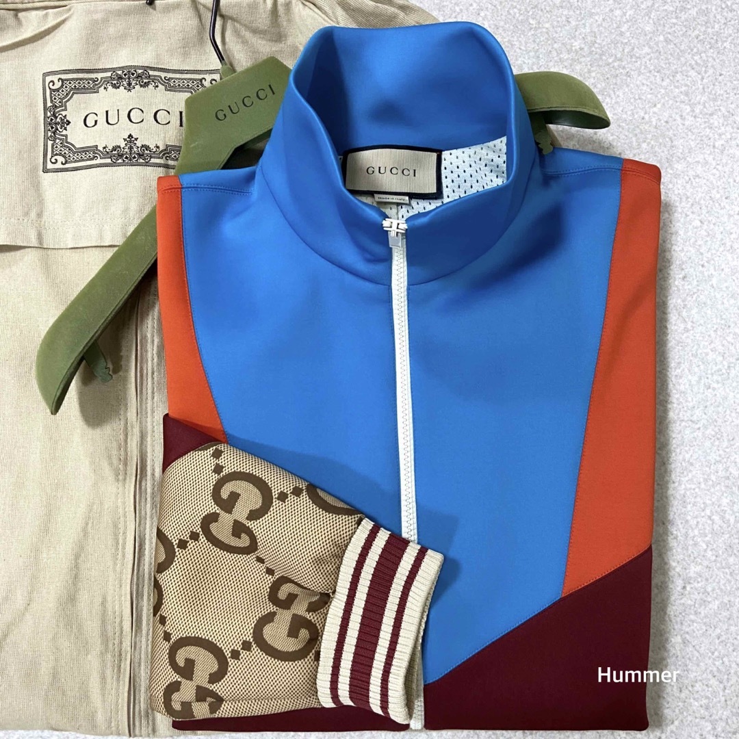 GUCCI - 国内正規品 23Aw~ 極美品 XL グッチトラックジャケット GUCCI - 国内正規品 23Aw~ 極美品 XL グッチトラックジャケット