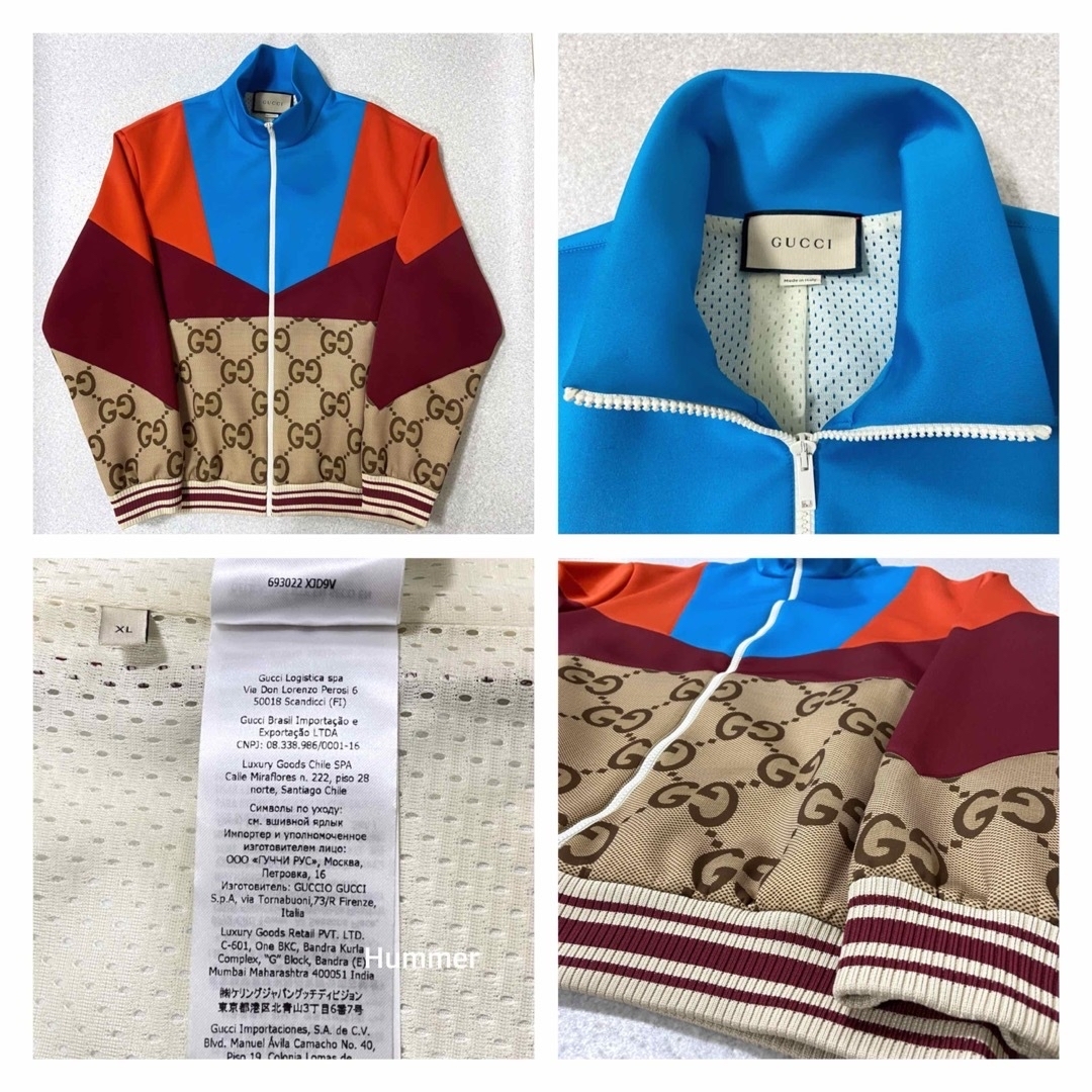 GUCCI - 国内正規品 23Aw~ 極美品 XL グッチトラックジャケット GUCCI - 国内正規品 23Aw~ 極美品 XL グッチトラックジャケット
