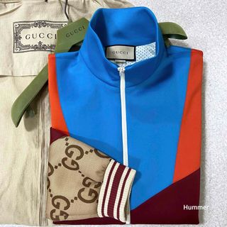 GUCCI - 国内正規品 23Aw~ 極美品 XL グッチトラックジャケット GUCCI - 国内正規品 23Aw~ 極美品 XL グッチトラックジャケット
