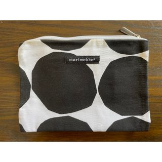 marimekko - マリメッコのメイクポーチ　marimekko黒丸点★新品未使用①