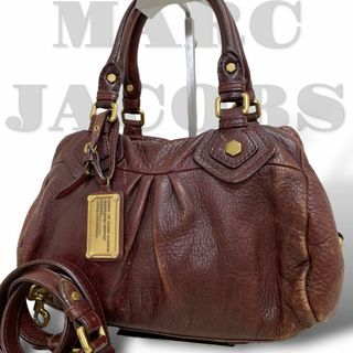 MARC BY MARC JACOBS - 【マークバイマークジェイコブス】2way レザーショルダーバッグ 赤茶