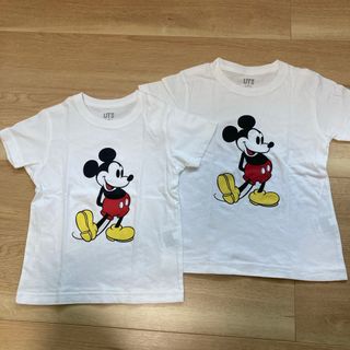 UNIQLO - ミッキーTシャツ　お揃い