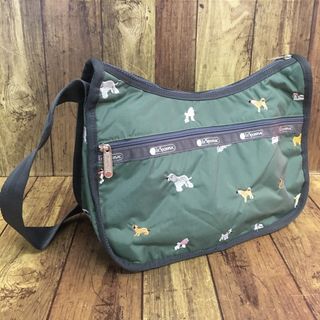 レスポートサック(LeSportsac)のLeSportsac レスポートサック ショルダーバッグ 犬柄 ポーチ付き【7442-004】(ショルダーバッグ)