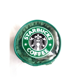 スターバックス(Starbucks)のスタバ　旧ロゴ　丸型　ビニールポーチ(その他)