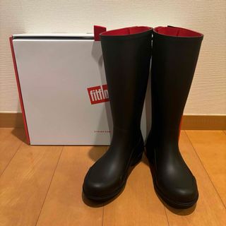 フィットフロップ(fitflop)の【完売品】fitflop　レインブーツ　レインシューズ 23 23.5(レインブーツ/長靴)