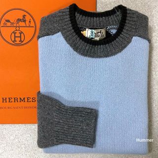 エルメス(Hermes)の国内正規品 美品 M エルメス カシミヤ100% 最高級 ニット セーター(ニット/セーター)