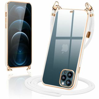 iPhone12 mini ケース ショルダー クリア いphone12 min(その他)