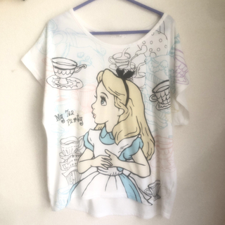ディズニー(Disney)の不思議の国のアリス Tシャツ(Tシャツ(半袖/袖なし))