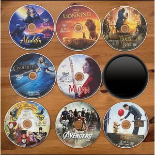 【ディズニー実写版DVD】8作品セット(アニメ)