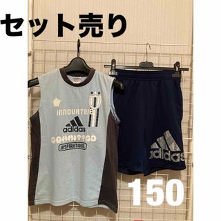 アディダス(adidas)のキッズ　スポーツ　アディダス　ジュニア　150    タンクトップ　短パン(パンツ/スパッツ)