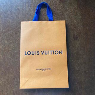 ルイヴィトン(LOUIS VUITTON)のヴィトン　オレンジベージュ×ブルー　ショッパー　紙袋  (ショップ袋)