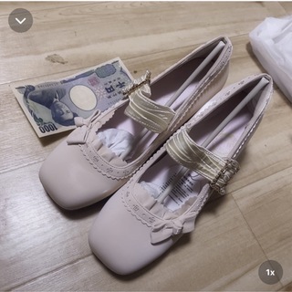 リボンロリータシューズlolita shoes(ハイヒール/パンプス)