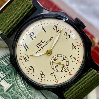 【極美品、未使用】IWC シャフハウゼン ポベダ メンズ腕時計 ヴィンテージ