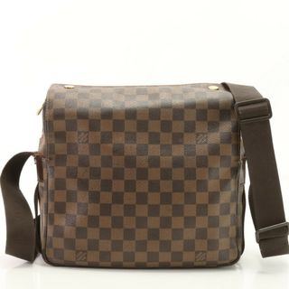 ルイヴィトン(LOUIS VUITTON)のルイヴィトン ダミエ ナヴィグリオ N45255 レザー ショルダーバッグ 斜め掛け メッセンジャー ビジネス 通勤 メンズ EEM AC12-1(ショルダーバッグ)