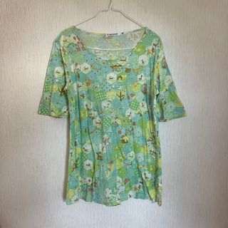 ユニクロ(UNIQLO)のユニクロ UT Tシャツ フランシュリッペ アニマル柄 緑 L(Tシャツ(半袖/袖なし))