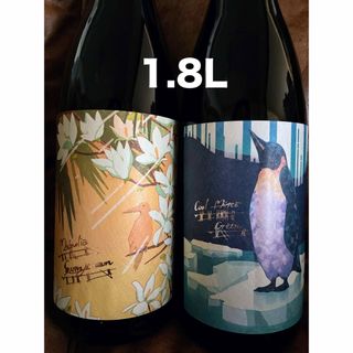 コクブンシュゾウ(国分酒造)の人気焼酎　サニークリーム&クールミントグリーン各1.8L(焼酎)