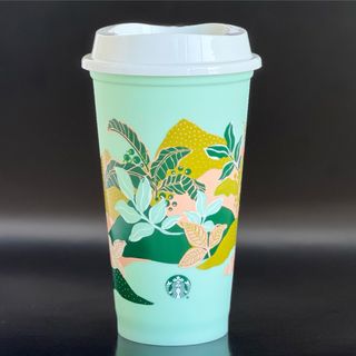 スターバックス(Starbucks)の海外スターバックス★Earthday モチーフ★リユーザブルカップ★(グラス/カップ)