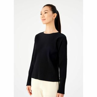 イッセイミヤケ(ISSEY MIYAKE)の【大特価セール】me　ISSEY MIYAKE 丸首ニートトップス(Tシャツ(長袖/七分))