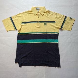 ラコステ(LACOSTE)のLACOSTE ゴルフ用ボーダーポロシャツ Mサイズ(ポロシャツ)