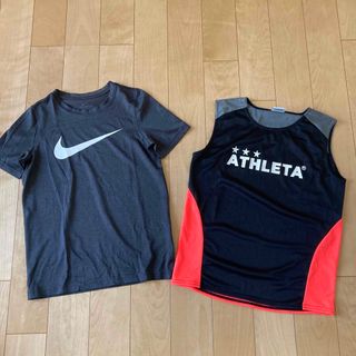 ナイキ(NIKE)のナイキ　NIKE 半袖　Sサイズ、ATHLETA アスレタ　タンクトップ　140(Tシャツ/カットソー)