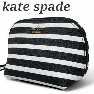 ケイトスペードニューヨーク(kate spade new york)のケイトスペード ポーチ ボーダー柄 化粧ポーチ 小物入れ アメニティバッグ(ポーチ)