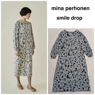 mina perhonen - ミナペルホネン smile drop カットソードレス ワンピース 36