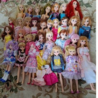 リカチャン(リカちゃん)の最終価格‼️リカちゃん人形　多数人形　まとめ売り。(ぬいぐるみ/人形)