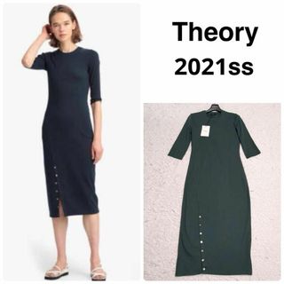 Theory(ワンピース ・ グリーン・カーキ/緑色系)のフリマ Theory(ワンピース ・ グリーン・カーキ/緑色系)のフリマ