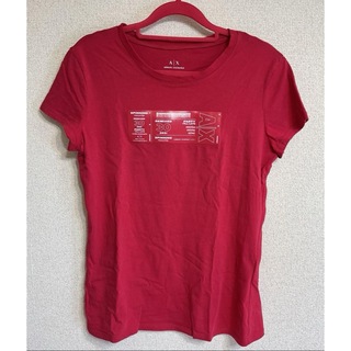 アルマーニエクスチェンジ(ARMANI EXCHANGE)のアルマーニエクスチェンジ　Tシャツ　Lサイズ　ピンク♡(Tシャツ(半袖/袖なし))