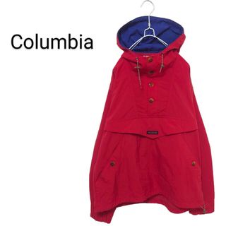 Columbia - 【Columbia】90'sハーフボタン ナイロンアノラックパーカー A1956