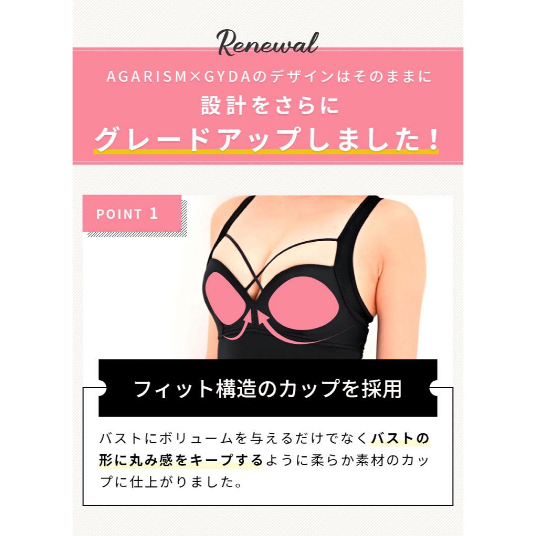 AGARISM - AGARISM✖️GYDAアガリズムナイトブラSサイズ新品未開封の AGARISM - AGARISM✖️GYDAアガリズムナイトブラSサイズ新品未開封の