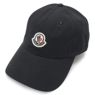 モンクレール(MONCLER)のモンクレール キャップ 3B00054 V0090 999 帽子 ベースボールキャップ フェルトロゴパッチ ブラック 黒 MONCLER(キャップ)