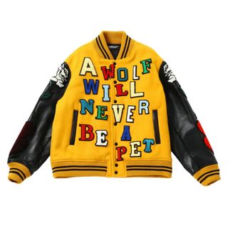 アンダーカバー(UNDERCOVER)のUNDERCOVER 23AW 袖レザースタジャン(スタジャン)