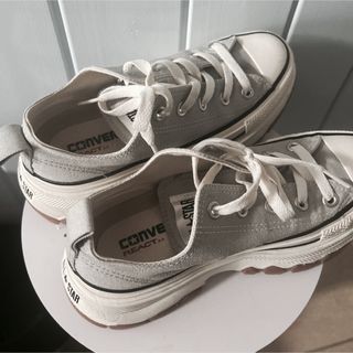 CONVERSE - コンバース 厚底 スニーカー グレー