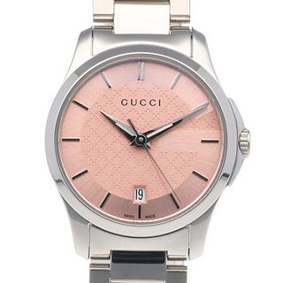 グッチ(Gucci)のグッチ Gタイムレス  腕時計 時計 ステンレススチール 126.5/YA126524 クオーツ レディース 1年保証 GUCCI  中古(腕時計)