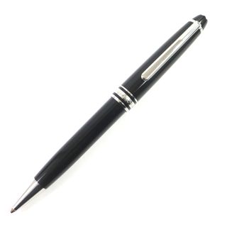 モンブラン(MONTBLANC)の良品▼MONTBLANC モンブラン マイスターシュテュック クラシック ホワイトスター ツイスト式 ボールペン ブラック シルバー ドイツ製 メンズ 筆記確認済み(ペン/マーカー)