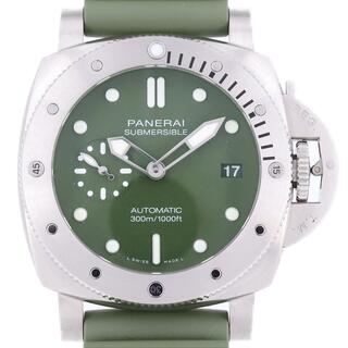 パネライ(PANERAI)のパネライ サブマーシブルベルデミリターレ PAM01055 SS 自動巻(腕時計(アナログ))