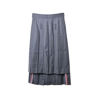 THOM BROWNE - THOM BROWNE 120'S ツイル スカート