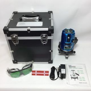 ΘΘKDS レーザー墨出し器 未使用品(S) ブルーレーザー 3ライン RGL-400L(その他)