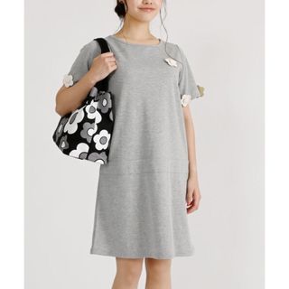 マリークワント(MARY QUANT)の◇◆MARY QUANT◆◇ ワンピース ソリッドレザーデイジー M グレー(ひざ丈ワンピース)