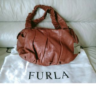 フルラ(Furla)のFURLA フルラ ハンドバッグ 茶　ブラウン　バッグ(ハンドバッグ)