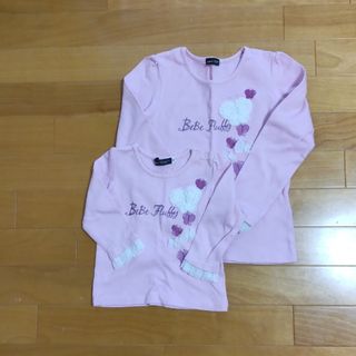 ベベ(BeBe)のBeBe姉妹お揃いカットソー　80.120(Tシャツ/カットソー)