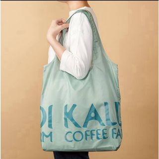 カルディ(KALDI)の★ KALDI ★  エコバッグ  （セージグリーン）(エコバッグ)