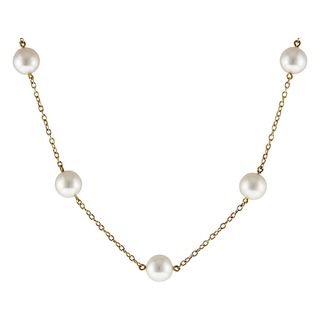 MIKIMOTO - ミキモト ネックレス 18金 K18イエローゴールド アコヤパール レディース MIKIMOTO  中古