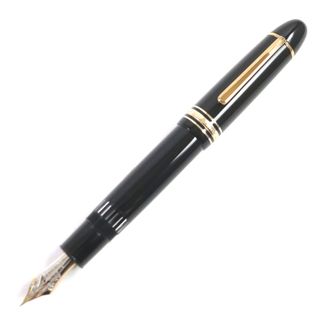 MONTBLANC - 極美品▼MONTBLANC モンブラン マイスターシュテュック149 ペン先K14 万年筆 ブラック ゴールド Fニブ ケース付き ドイツ製 メンズ