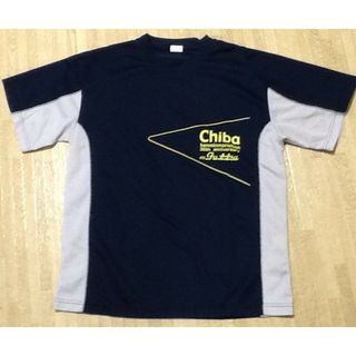 ポリエステル Tシャツ① 紺 ネイビー Lサイズ化繊 T シャツネイ(Tシャツ/カットソー(半袖/袖なし))