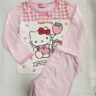 ハローキティ - ハローキティ　HELLO KITTY　長袖　パジャマ　100　いちご