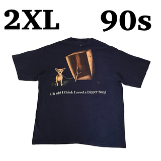 チェンジズ(CHANGES)の【2XL】90s タコベル企業Tシャツ 珍プリント両面レア　 (Tシャツ/カットソー(半袖/袖なし))