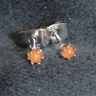 オレンジアベンチュリンピアス②(ピアス)