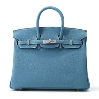 エルメス(Hermes)のエルメス バーキン25 ニューブルージーン/シルバー金具 トゴ W刻印 HERMES Birkin ハンドバッグ(ハンドバッグ)